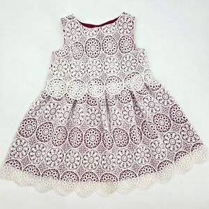 Genuine Kids White Lace Girl Dress Size 2T
